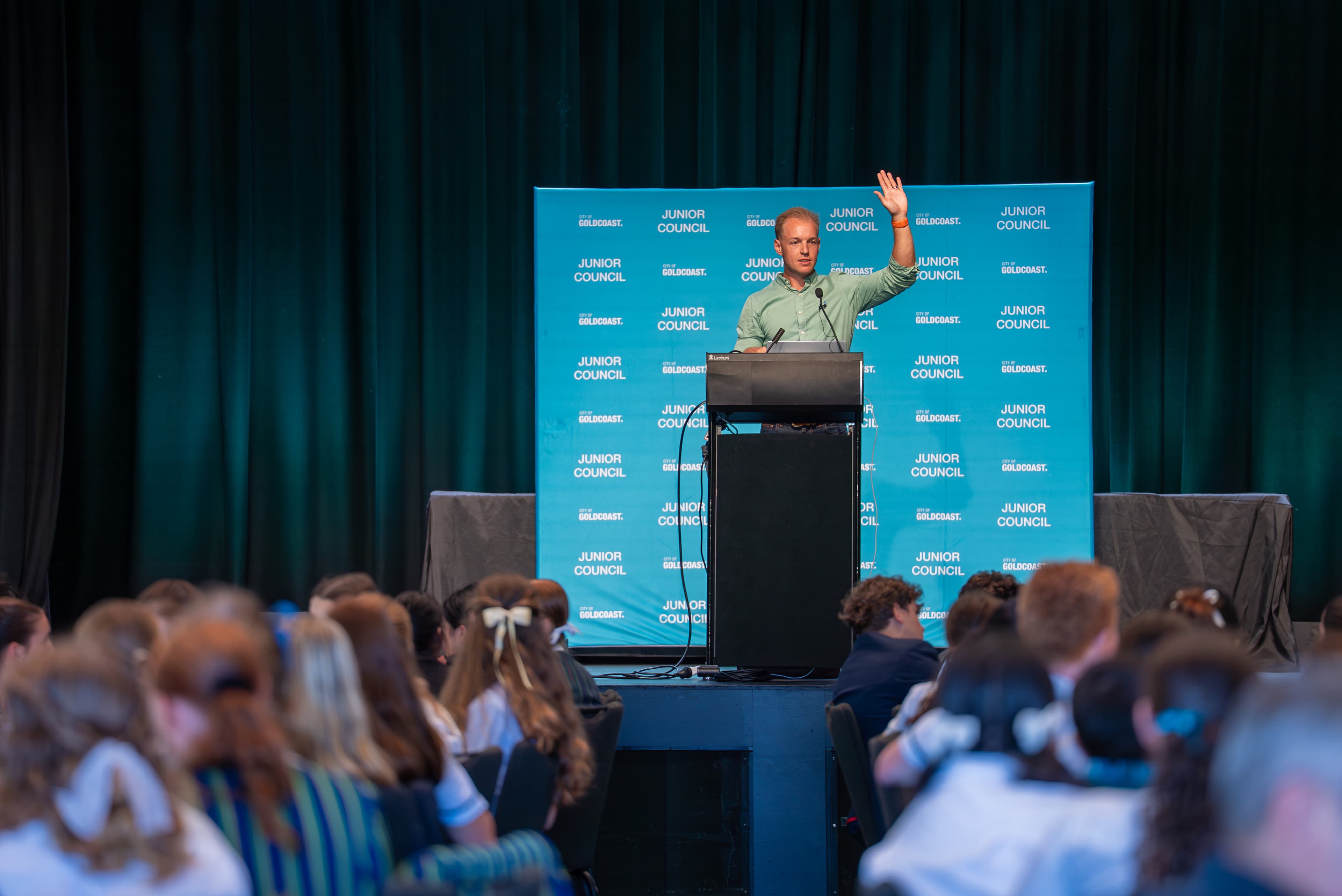 Engaged students at Gold Coast event