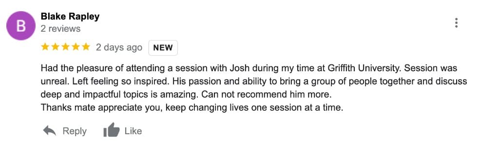 Google review from Anik Siwach